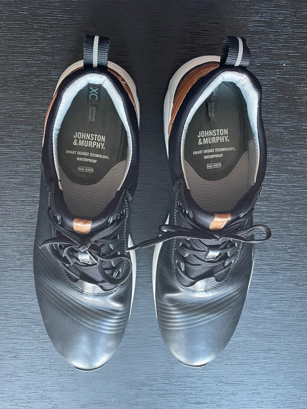 Johnston & Murphy XC4 H1-Luxe Hybrid Waterproof Golf Shoes size 12